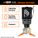 Jetboil Zip 0.8L Fast Boil System in Carbon Features Image