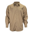 image of Rogers Tough Guide Long Sleeve Button-Down Shirt with Bug Protection in Tan.