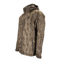 side image of Storm Stopper Rain Shell in Mossy Oak Bottomland.