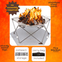 ALPS OutdoorZ Gaze Fire Pit Features Image