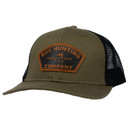 BUX Leather Patch Hat in Olive