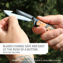Outdoor Edge 3.0" Drop-Point Replacement Blade Changing Image
