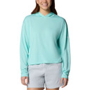 Columbia Women's PFG Solar Stream Hoodie Front Image in Gulfstream