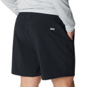 Columbia PFG Terminal Roamer Stretch Shorts Back Image in Black