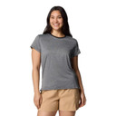 Columbia Women's BlueVista Hill Short-Sleeve Crew Image in Black Heather