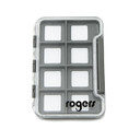 Closed Image of the Rogers Elite Slim Medium Fly Box with Magnetic Back.