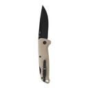 SOG Adventurer LB 3.5" Blade 5CR15MOV Folding Knife - FDE/Black