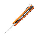 Buck Knives Mini Deploy Auto Knife Side Image in Orange