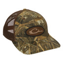 Drake Waterfowl Oval Patch Ranger Camo Mesh-Back Cap Image in Realtree Max 7