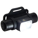Drake Waterfowl EVO1500 Lumen Camo Headlamp Angle Lit Image