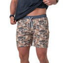 Burlebo 7" Athletic Shorts with Liner Main Image in Pintail Camo