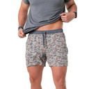 Burlebo 7" Athletic Shorts with Liner Main Image in Classic Deer Camo