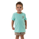 Burlebo Youth Mallard Camo Dog T-Shirt Front Image