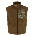 Drake Waterfowl MST Sherpa Fleece Hybrid Liner Vest Image in Realtree Max 7