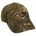 Drake Waterfowl Cotton Camo Hat Front Image in Realtree Max 7