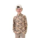 Burlebo Youth Performance Camo Hoodie Image in Pintail Camo