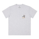 Burlebo Pintail Triangle Duck Short Sleeve Shirt, Front, Ash Grey