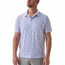 Image of the Burlebo Performance Polo in White Old Glory