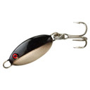 Bomber Lures Slab Spoon, 1 Pack - Chrome Black Back