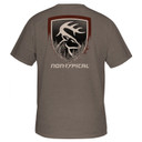 Image of the Drake In The Woods T-Shirt Back View in Walnut Heather
