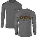 Drake Waterfowl Old School Original Long Sleeve T-Shirt Image in Graphite Heather