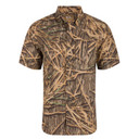 Drake Waterfowl 8-Shot Flyweight Short Sleeve Shirt Image in Mossy Oak Original Shadow Grass