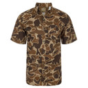 Drake Waterfowl 8-Shot Flyweight Short Sleeve Shirt Image in Old School