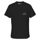 Drake Waterfowl Neon Smoke'Em If You See'Em Short Sleeve T-Shirt Front Image in Black