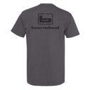 Banded Signature Series Short Sleeve Logo Tee Back Image in Graphite