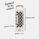 Specifications Image of the Turtlebox Ranger Bluetooth Speaker.