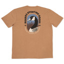 Rogers Canada Goose T-Shirt Golden Pecan Dark Heather back image