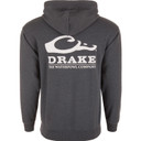 Drake The Waterfowl Company Logo Hoodie image in Charcoal Heather
