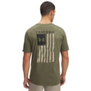 Image of the Under Armour Freedom Flag T-Shirt in Marine OD Green