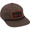 Drake Don’t Give A Duck Rope Cap front image in brown