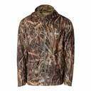Banded Rain Rally Packable Waterproof Jacket Front Image in Realtree Max 7
