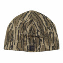 side image of Biome 350 Merino Wool Beanie in mossy oak original bottomland.