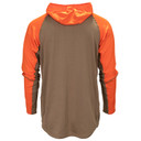 back image of Rogers Elite Heavy Grid Upland Hoodie.