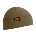 First Lite Tag Cuff Merino Wool Beanie Image in Dry Earth