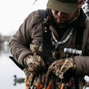 First Lite Migrator Waterproof Shooter's Glove Lifestyle Image