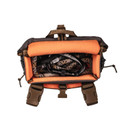 Latitude Operator Saddle Pouch Top Open Image