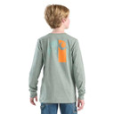 Carhartt Child Long Sleeve Deer Pocket T-Shirt Back Image
