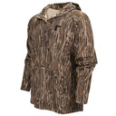 Side image of Rogers Sporting Goods Biome 350 Camo 1/2 Zip Hoodie.