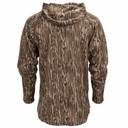 Back image of Rogers Sporting Goods Biome 350 Camo 1/2 Zip Hoodie.