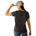 Ariat Women's Boot Script T-Shirt Back Image.