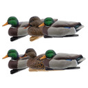 Six Pack Image of the Avian-X Topflight Oversized Floating Mallard Decoys.