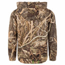Drake Waterfowl Youth Performance Mossy Oak Hoodie Back Image