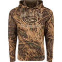 Drake Waterfowl Youth Performance Mossy Oak Hoodie Image in Mossy Oak Original Shadow Grass