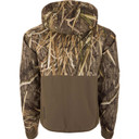 Drake Waterfowl LST BMF Eqwader Full Zip Jacket Back Image.