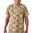 Burlebo Short Sleeve Pocket Tee Pintail Camo front image