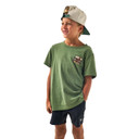 Burlebo Youth Duck Dog Stamp Short-Sleeve Tee Front Image